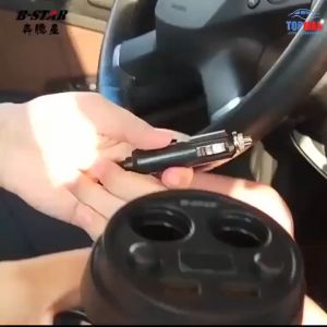 Bộ sạc ô tô chia điện đa năng X25 bản cao cấp 12v-24v 250w có màn hình hiển thị điện áp quan trọng