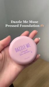DAZZLE ME Muse Pressed Foundation | Long Lasting Filter Like Blurring Matte Compact Powder Oil-control Bedak Padat | Compact Powder
