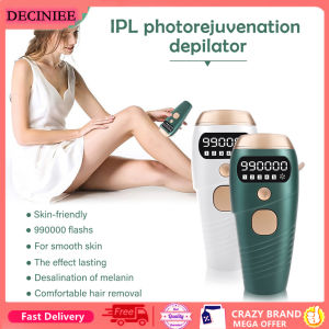 DECINIEE 990000 Flash IPL Laser Hair Remover Laser Epilator Painless Permanent Facial Body Bikini Underarm Hair Removal Device for Women