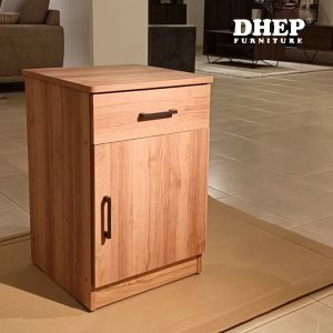 [DHEP Furniture] Bedside table with 1 drawer and 1 door ( 2 colour to choose)