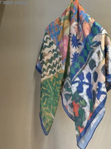 Khăn Choàng Lụa Phong Cách Mới Dành Cho Nữ Khăn Choàng Cotton Mỏng Khăn Choàng Đa Năng Khăn Choàng Cổ Cổ Điển Khăn Choàng Cổ Kiểu Mới