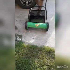 Lawn Mower รถตัดหญ้าเดินเข็นรุ่น2ล้อ ไม่ใช้ไฟฟ้า ไม่ใช้น้ำมัน ระบบเฟืองทด เหมาะสำหรับหญ้าสั้นๆ 2-5 ซม