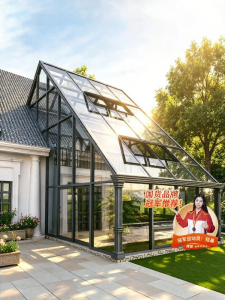 Qianbaihui | No Drill Sun Shade Curtain For Glass Sunrooms