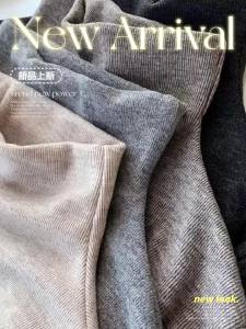 HUAXUNRAN | Warm Half-High Collar Womens Knitwear 2024