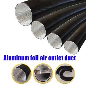 Intake Exhaust Hose Aluminum Foil Corrugated Duct For Diesel Parking Heater Air Ventilation Pipe Flexible Heat Resistant 1 Pcs