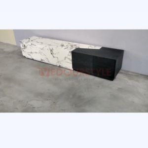 Vedourstyle Light Luxury 6.5 Feet TV cabinet Marble Pattern/ 200cm Almari TV/ 6.5Kaki Kabinet TV/Rak tv kayu/ TV Console