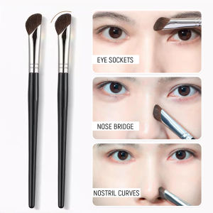 Makery Nose Shadow Brush Angled Contour Makeup Brushes Eyeshadow Cosmetic Sickle BrushMake Up Tool