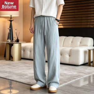 NEW BOLUNE | Summer Lightweight Linen Trousers Casual Loose Fit