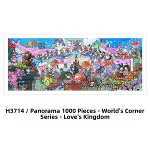 3D-JP | Stress Relief Plastic Jigsaw Puzzle 1000 Pieces