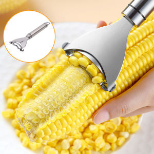 Stainless Steel Corn Thresher Stripper Peeler Kitchen Tool Corn Planer Cob Peeler Stripper Kernel Cutter Kitchen Gadget