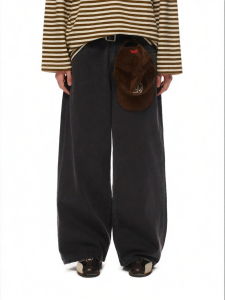 Loopsoon | American Vintage Washed Denim Jeans Trousers