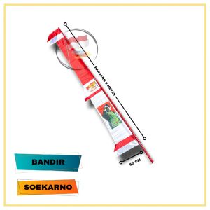 Bendera Umbul Umbul Bandir Merah Putih Soekarno Panjang 3 Meter