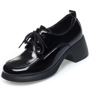 Mary Jane Womens Shoes British Style Single Shoes Women Gentle Style Small LeatherShoes size 35-41