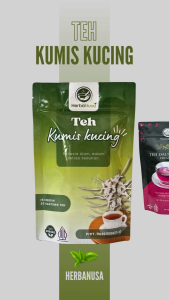 Teh Daun Ungu HerbaNusa Pelancar BAB Obat Wasir Ambeien 20 bags