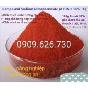 Atonik nguyên chất hl 98% ( gói 50gram và 100grm)- (tương đương 550 gói 10ml atonik 1.8sl ) - tặng kèm một 1 muỗng đong phân bón 10gr