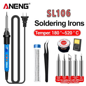 ANENG | ANENG SL106 Soldering Irons kit Welding Equipment US Plug Adjustable Temperature Welding Solder Repair soldering kit Tools