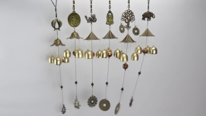 MBMSHEGH Wind Chime Hanging Door Chime Bronze Metal Bells Pendants Lucky Tree / Peaceful Pegasus / Prosperous Fortune Decorative