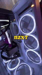 NZXT F120 12cm & F140 14cm RGB DUO & F240 / F280 / F360 / F420 RGB CORE Desktop Casing Fans Advanced RGB Lighting Customization-Whisper Quiet Cooling 1800rpm