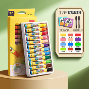 Deli Crayons Oil Pastels Children Safe Non-toxic Washable Coloring Sticks Kindergarten DIY Drawing 24 Colors Painting Set Primary School 36 Colors Vibrant Stick Drawing Pen