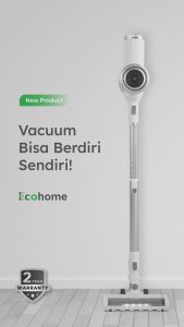 ECOHOME VACUUM Cleaner EVC999 Cordless Multifungsi 4in1 - Penghisap Debu Tanpa Kabel Low Noise