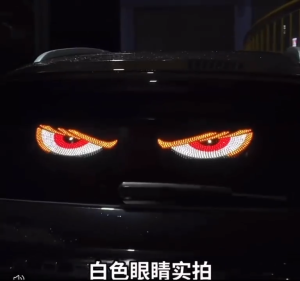 Lampu Led Animasi Mata USB 5V 11 Mode Nyala Kedip Lampu Animasi Hiasan Mobil Bis Truk Car