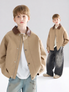 MUCMUKN | Anti-wrinkle Vintage Turn-down Collar Jacket for Boys