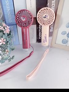 Disney bp653 với đèn ban đêm quạt nhỏ cầm tay xách tay sạc USB cực kỳ yên tĩnh cao gió cầm tay siêu tuổi thọ pin dài