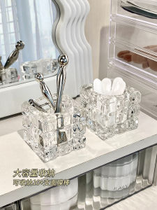 Tủ Gương Thủy Tinh Để Bàn Eyecream Massage Dính Dụng Cụ Chăm Sóc Da Có Giá Để Đồ Cho Dụng Cụ Trang Điểm Và Làm Đẹp