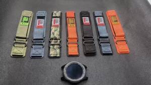 22mm/20mm/24mm Universal Rugged Watch Band - 22mm Nylon Double-Loop Strap- Quick Release Strap for Men Women