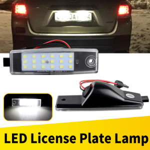 2Pcs Car LED Number License Plate Light for Toyota Highlander 07-13 Harrier H200 200 Series Hiace/Hiace S.B.V Land Cruiser 200