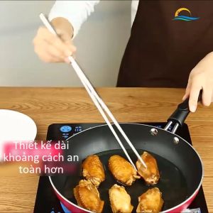 Đũa Nấu Ăn Inox 304 Cao Cấp – Chống Trượt 360 Độ Dễ Vệ Sinh Không Trầy Xước SSGP