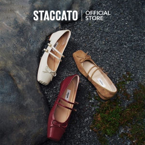<xx Duo>Staccato Mary Jane Ballet Flats รองเท้าแมรี่เจน ส้นแบน  นิ้วเท้าเหลี่ยม EA603