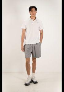 Skechers Men Walking Performance Polo Tee - SP325M280-0019  Lelaki