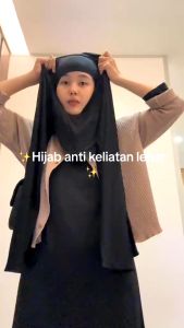 HIJAB PASMINA JERSY OVAL MLEOT INNER NINJA TUTUP LEHER/PASMINA JILBAB OVAL KAOS JERSY INNER