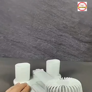 Đèn học chống cận 4 bóng led sạc tích điện thông minh tích hợp quạt đồng hồ nhiệt độ
