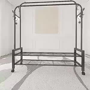 Cloth rcak Penyidai baju Strong Steel Structure Simple Clothes Hanger Laundry Rack Rak Besi Gantung Baju Penyidai Pakaian Mudah 晾衣架