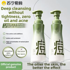 Gentle Moisturizing Deep Cleaning Amino Acid Acne Fighting Face Wash for Sensitive Skin Oil Control Beauty Skincare Product