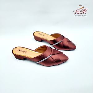 Wakca Sandal Heels Slop Pesta Sepatu Hak 4 cm Gaya Terbaru Model 2