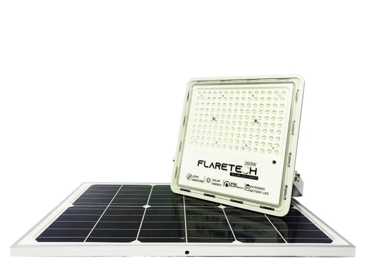 FLARETECH SOLAR FLOOD LIGHT PX SERIES 200W DAYLIGHT | Lazada Philippines