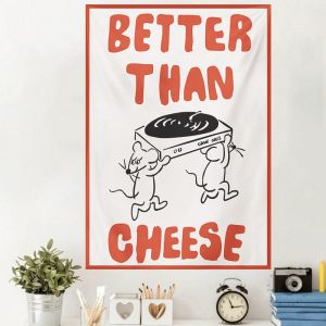 VIKAMA Tối Giản Vintage Vẽ Tay Văn Bản Thảm Treo Tường Độc Giả Thẩm Mỹ Treo Tường Để Trang Trí Phòng Ngủ Polyester Không Dệt
