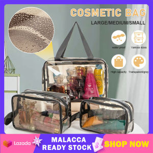 Cosmetic Bag PVC Waterproof Makeup Bag Clear Toiletry Wash Pouch Zipper Carry on Travel Storage Bag Beauty Cosmetic Bag 化妆包 | Cute Baby