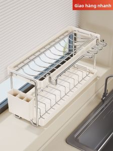evesigar | Multifunctional Kitchen Storage Rack Dish Drainer
