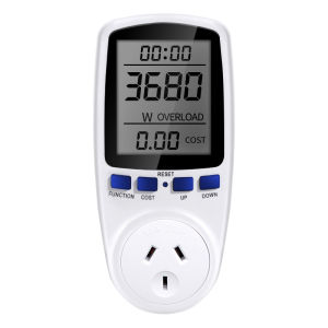 AC Digital Power Meter Wattmeter Wattage Kwh Electric Consumption Meter Measuring Outlet LCD Power Analyzer Socket EU US UK AU