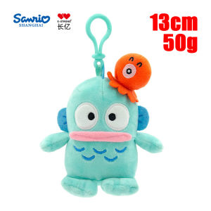 Genuine Sanrio Hangyodon Small Pendant Plush Toy Anime Cartoon Sayuri Super Soft Model Doll Stuffed PP Cotton Kids Birthday Gift