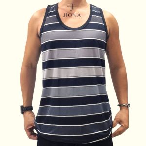 Stripe Muscle Tee Sando Men