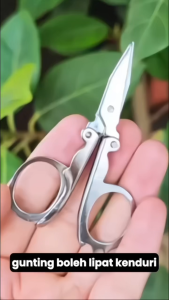 Bonsai168 Foldable Scissors 3CR13 Stainless Steel Portable Travel Pocket Scissors