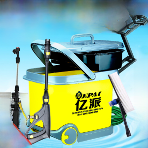 Portable Wireless Lithium Battery High Pressure Water Gun Car Wash Machine Home And Commercial Use Tools Vehicle Mounted Pump