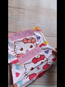 Set 3 Quần chip đùi từ 7kg đến 40kg cho bé gái hàng VIỆT NAM in kitty tim - QC14