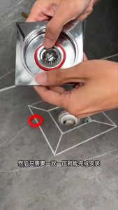 Saringan Pembuangan Transparant Floor Drain Lantai & Wastafel Anti Serangga Bebas Bau