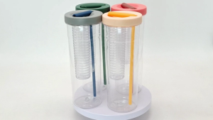 PaperCornerPh - Korean Style Plastic Cup with Straw (700ml)